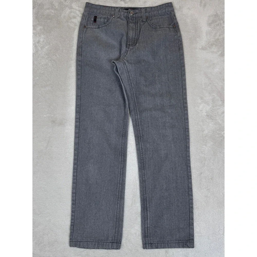 Vintage Southpole Jeans Mens 34 Gray Preowned Denim Straight Leg Streetwear - Picture 1 of 10